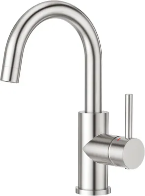 Obrázok produktu pre Kuchynská batéria 360°, zmiešavacia batéria do kuchyne, vysoký výtok, čierna, nehrdzavejúca oceľ