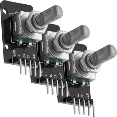 Produktbild von AZ-Delivery Module KY-040 Drehwinkelgeber Drehgeber Rotary Encoder Modul, 3x KY-040