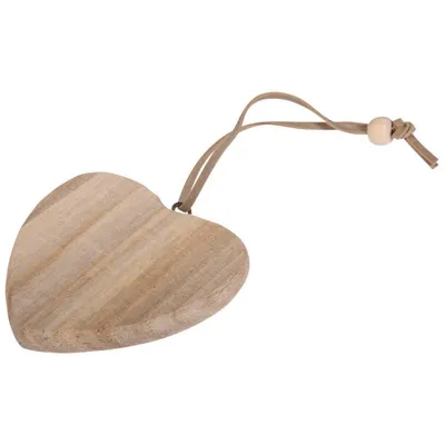 Obrázek produktu pro Rayher 62721000 Rayher Holzanhänger natur Rustikales Herz Ø 7,0 cm