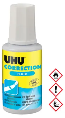 Zdjęcie produktu dla UHU Correction Fluid Blister biały płyn korygujący 20ml