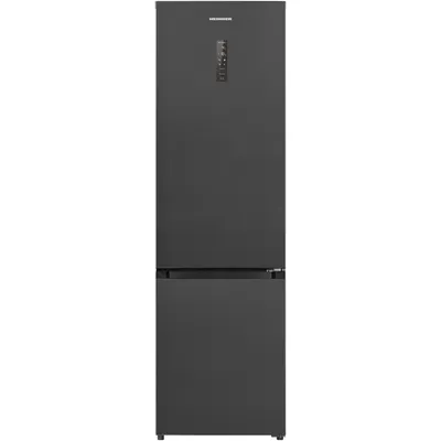 Produktbild von Heinner HCNF-HM377INVDGHC, 377 l, NoFrost-Funktion (Kühleinheit), 39 dB, 10 kg/24h, C, Anthrazit