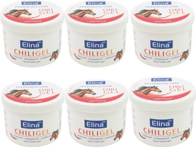 Produktbild von 6x500 ml Elina Pferdebalsam Chili in Gel-Form