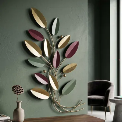 Imagen del producto de Mauro Ferretti. Panel decorativo para pared, colorido, 59 x 3,8 x 98,4 cm