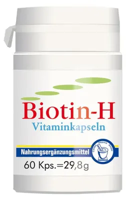 Obrázok produktu pre Pharma Peter, Biotin H, vitamínové kapsuly, 60 kapsúl