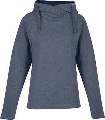 Produktbild von Heather Hoodie 60-40 Damen, Blau-Melange, M