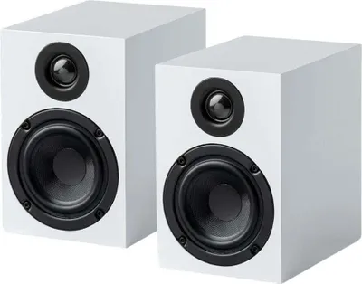 Produktbild von Pro-Ject Speaker Box 3 E, 2-Wege, 2.0 Kanäle, Kabelgebunden, 80 W, 89 - 20000 Hz, Weiß