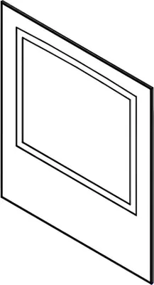 Image de VERRE CÉRAMIQUE SERIG. 4x393x441 mm FOUR ALT110 ORIGINAL Klover pour cuisinière Altea