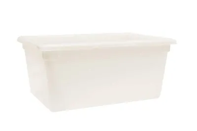 Produktbild von Rubbermaid Lebensmittelbehälter, 63 l, 66 x 46 x 30 cm, weiß, Inhalt 6