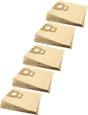 Produktbild von vhbw 50x Staubbeutel kompatibel mit Baur HPV 8331, 8431 Staubsauger - 24cm x 20,5cm Sandfarben