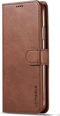 Obrázek produktu pro Kožené pouzdro na telefon Samsung Galaxy A80. Barva Hnědá.