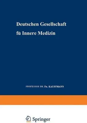 Obrázok produktu pre Verhandlungen der Deutschen Gesellschaft für Innere Medizin