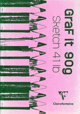 Immagine prodotto di Clairefontaine 96627C Clairefontaine Skizzenblock GRAF'IT, DIN A3, sortiert