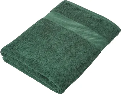 Obrázek produktu pro HOMESCAPES 100% turecká bavlna 500g/m² plážová osuška 100x180cm - tmavě zelená