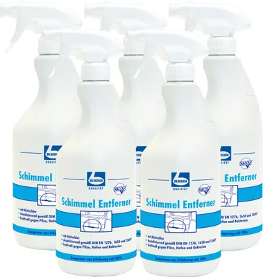 Produktbild von Dr. Becher Schimmel Entferner 1L gegen Schimmelpilze Hefen Bakterie (5er Pack)
