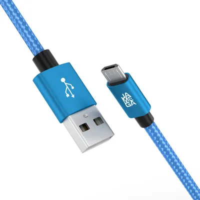 Produktbild von 3m Micro USB Kabel Ladekabel Daten für Handy Tablet Samsung Kindle PS4 LG - Blau