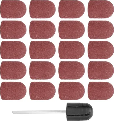 Immagine prodotto di Set di nastri abrasivi per nail art, lucidatura e levigatura (13 x 19 mm), marrone