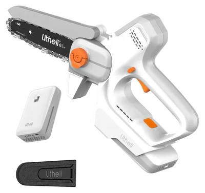 Obrázok produktu pre Mini akumulátorová reťazová píla - 20V, 6 palcov, hmotnosť 2,1 kg, ľahká