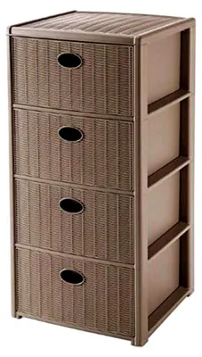Produktbild von Kommode mit 4 Schubladen, taupe