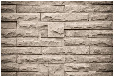 Produktbild von Wallario Premium Glasbild, freischwebende Optik, kräftige Farben, Größe 90 x 60 cm Motiv Steinwand grau-braun