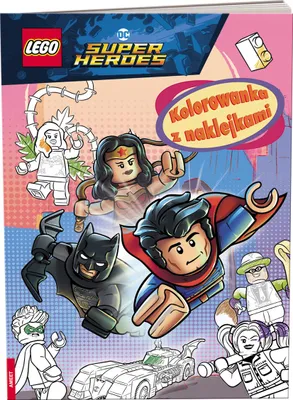 Produktbild von LEGO(R) DC Super Heroes Malbuch mit Aufklebern