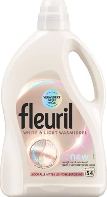 Produktbild von Fleuril - Waschmittel - Flüssigwaschmittel für weiße und helle Wäsche - Weiße und helle Wäsche - 54 Wäschen - 1 Stück
