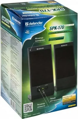 Produktbild von Defender SPK-170 Lautsprecher Schwarz Kabelgebunden 4 W