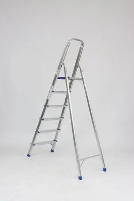 Produktbild von Greenbite Aluminium Stehleiter 6 Stufen – 150kg, klappbar