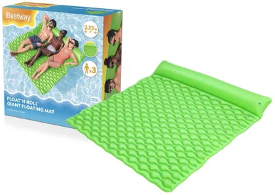 Image de Bestway® XL- Matelas à air Float n' Roll™ 213 x 170 cm