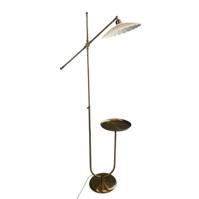 Produktbild von Risso Moderne dekorative Stehlampe in Bronze-Weiß