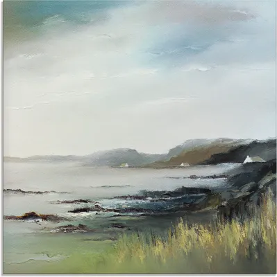 Produktbild von ARTland Glasbild See Größe: 50x50 cm