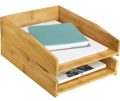 Zdjęcie produktu dla cep 2240010301 CEP Zestaw tacek na listy Silva, DIN A4, wykonane z drewna bambusowego