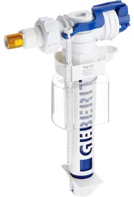 Image de Robinet à flotteur avec adaptateur de tuyau de raccordement pour réservoir de chasse d'eau