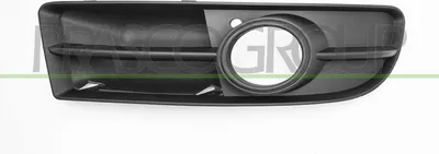 Produktbild von PRASCO Lüftungsgitter Grill Stoßfänger für AUDI A4 Avant (8ED, B7) mit Loch/Löchern für Nebellampen Schwarz