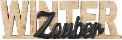 Produktbild von Schriftzug Winterzauber - ca. 30 x 2,5 x 10 cm
