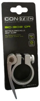 Produktbild von Contec Sattelklemmschelle Sc-302 Qr 31,8 mm Silber