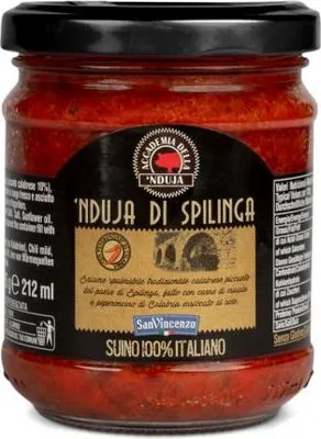Produktbild von Njdua Spilinga Piccante 185g PF VST Wurst - San Vincenzo