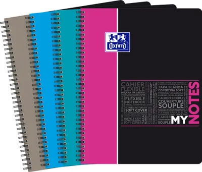 Produktbild von Oxford Studium Collegeblock "MYNOTES" A4+ seyes zufällige Farbe 80 Blatt 1 Stück