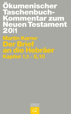 Produktbild von Der Brief an die Hebräer