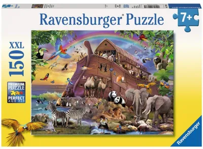 Obrázek produktu pro 150dílné dětské puzzle Ravensburger XXL Na cestě s archou 10038