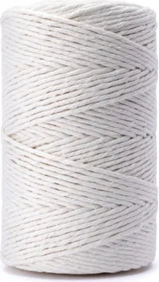 Produktbild von Makramee-Baumwollkordel Makrameegarn Bastelgarn-Bastelseil Baumwoll 5 mm - 100 Meter