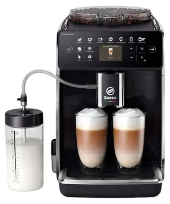 Produktbild von Saeco SM6480/00, Espressomaschine, 1,8 l, Gemahlener Kaffee, Eingebautes Mahlwerk, 1500 W, Schwarz