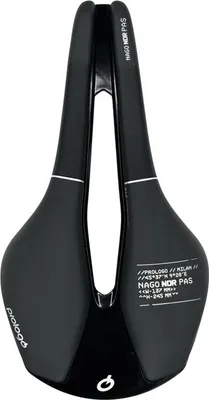 Image de Selle Prologo Nago Ndr Pas Nack transparente 137 mm pour hommes et femmes, transparente 137 mm