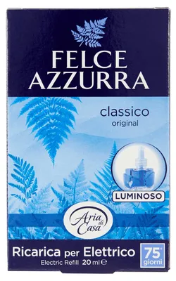 Produktbild von 12x Felce Azzurra Aria Casa Classic refil Raumerfrischer raumluft reiniger 20ml