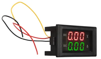 Image de Compteur de tension et de courant 2 en 1, 300V, 20A, affichage numérique double à LED, pour véhicules