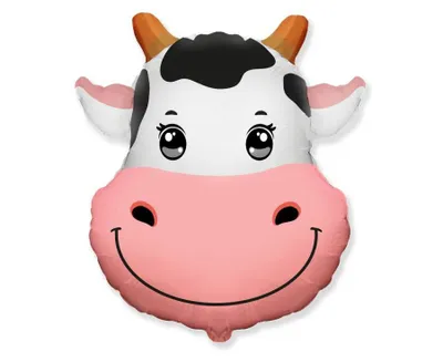 Obrázek produktu pro Balón foliový Kráva - kravička - farma - 57 cm