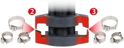 Produktbild von KS Tools Schlauchschellen-Spanner Ø 6 - 40 mm