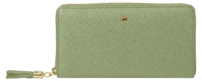 Productafbeelding van Portemonnee ALESSIA, portemonnee met rits, 18 kaartvakken, groen, dames - leer