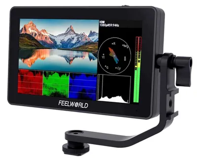 Produktbild von Kameramonitor, 5,5 Zoll, Full HD Touchscreen – Auflösung 1920 x 1080 – IPS-Display – HDMI-Anschluss – Für DSLR- und spiegellose Kameras