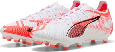 Produktbild von Puma Ultra 5 Pro FG/AG Fußballschuhe Unisex weiß schwarz glowing rot Gr 44
