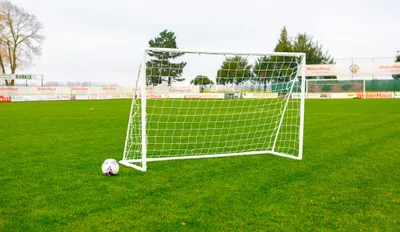 Produktbild von Fußballtor - Kinder Fußballtor "FUN" 240 x 150cm - aus uPVC Klicksystem Zubehör und 100% WETTERFEST